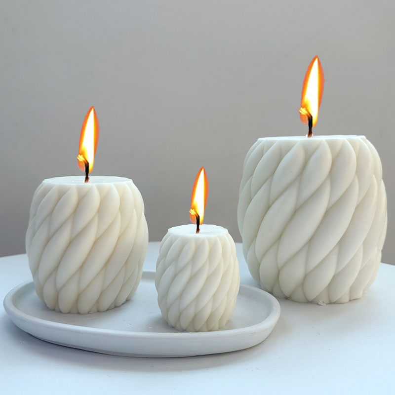 Art Craft Picture - 3D Dönen Yağmur Damlaları Silikon Mum
