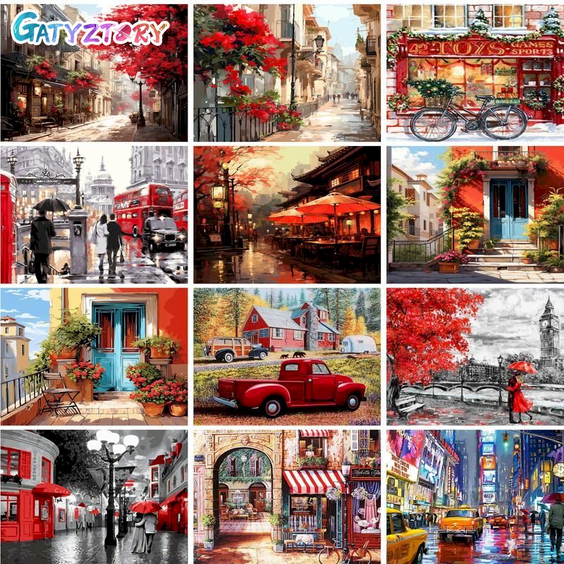 Art Craft Picture - GATYZTORY yetişkinler için sayılar tarafından yağlıboya