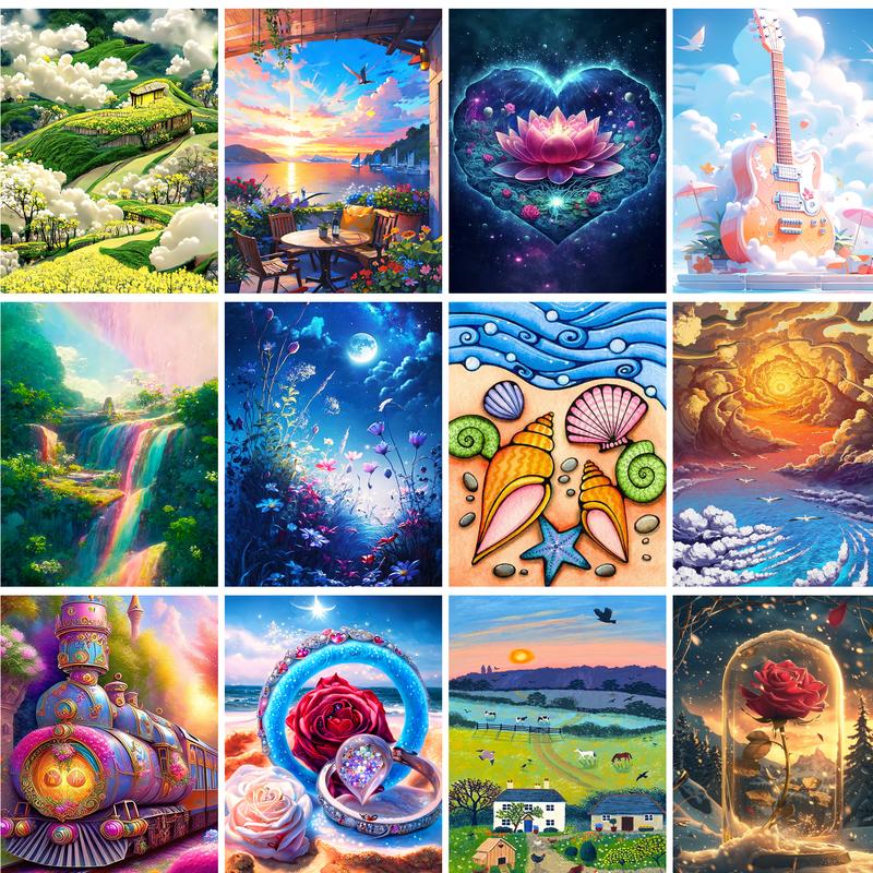 Art Craft Picture - GATYZTORY boyama numaraları zanaat kiti yetişkinler