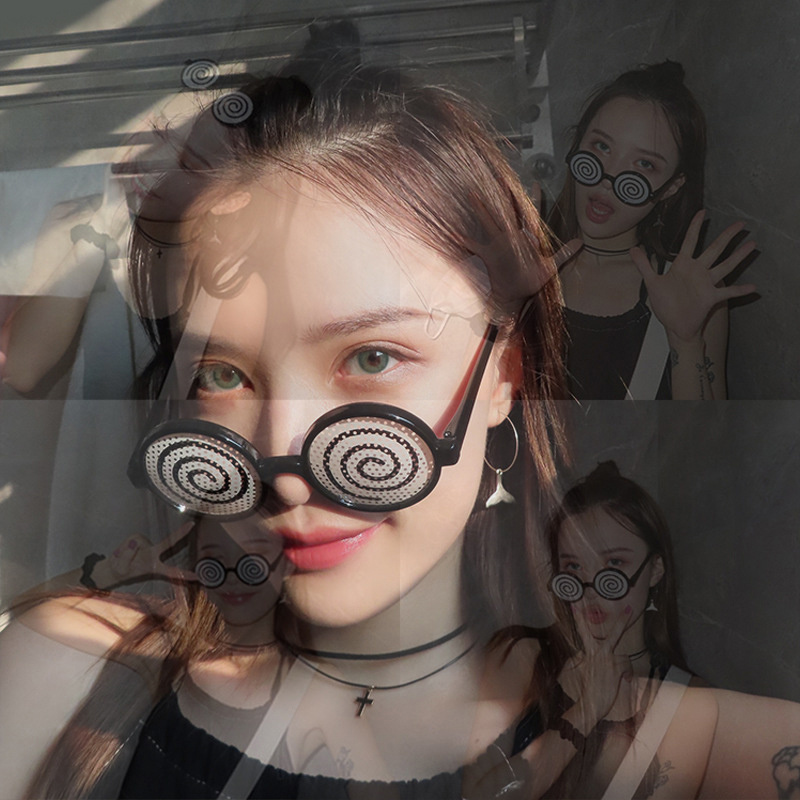 Art Craft Glasses - Yeni Cosplay Gözlük Vertigo Desen Komik
