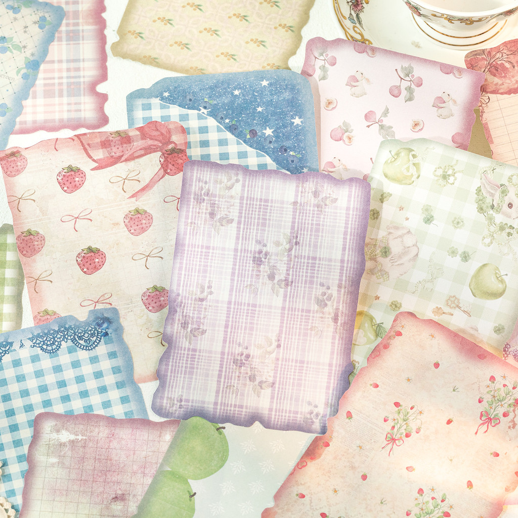 Art Craft Journals - 30 yaprak Vintage Scrapbook Kağıdı, Scrapbooking