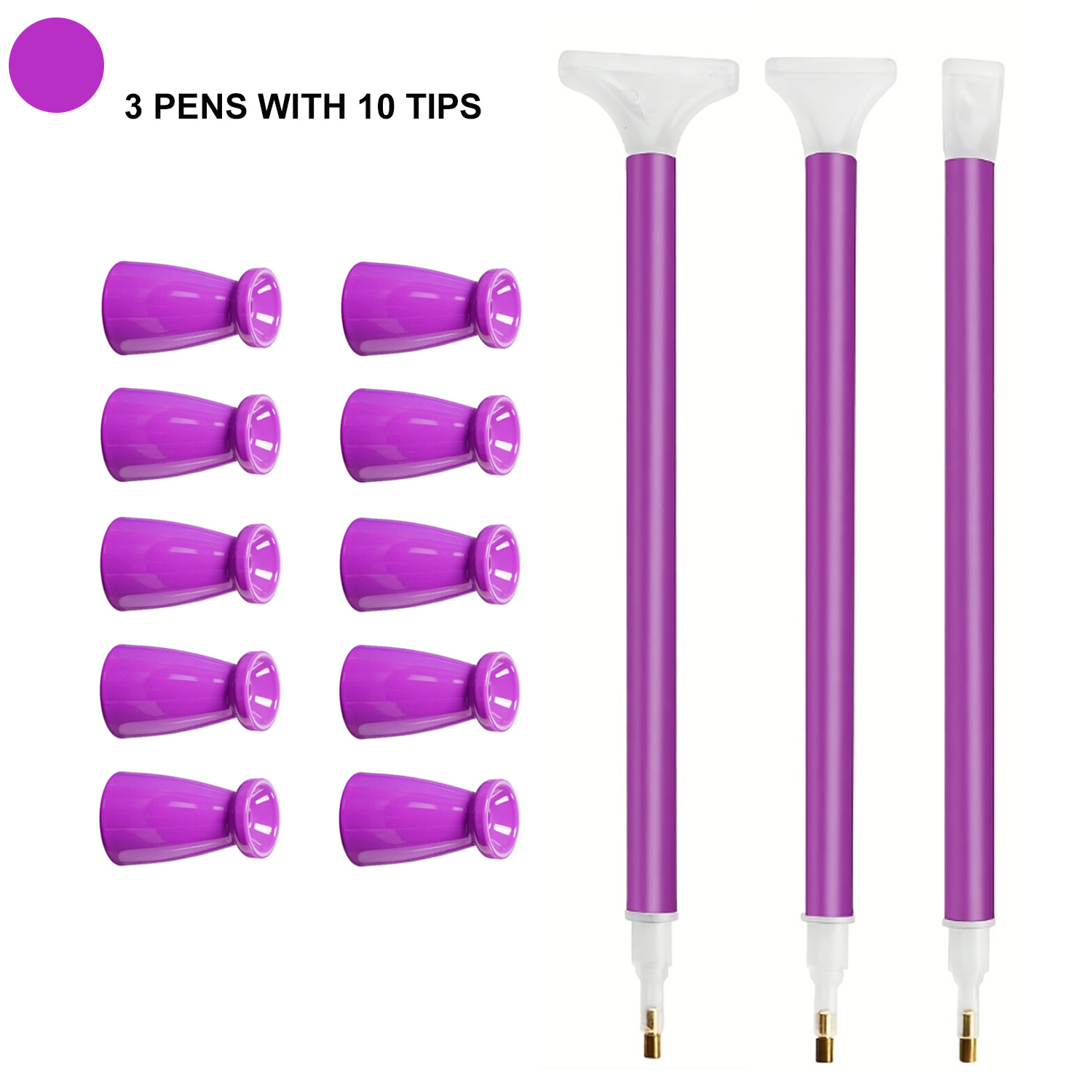 Art Craft Kits - 10 Silikon Uçlu ve 3 Kalemli
