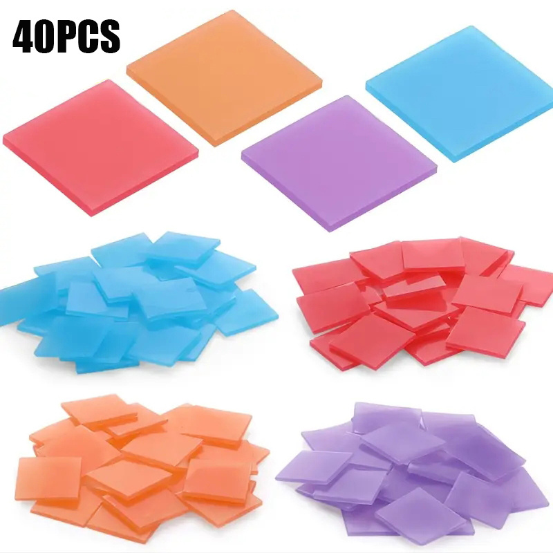 Art Craft Resin - 40 Adet Elmas Boyama Balmumu Kili,