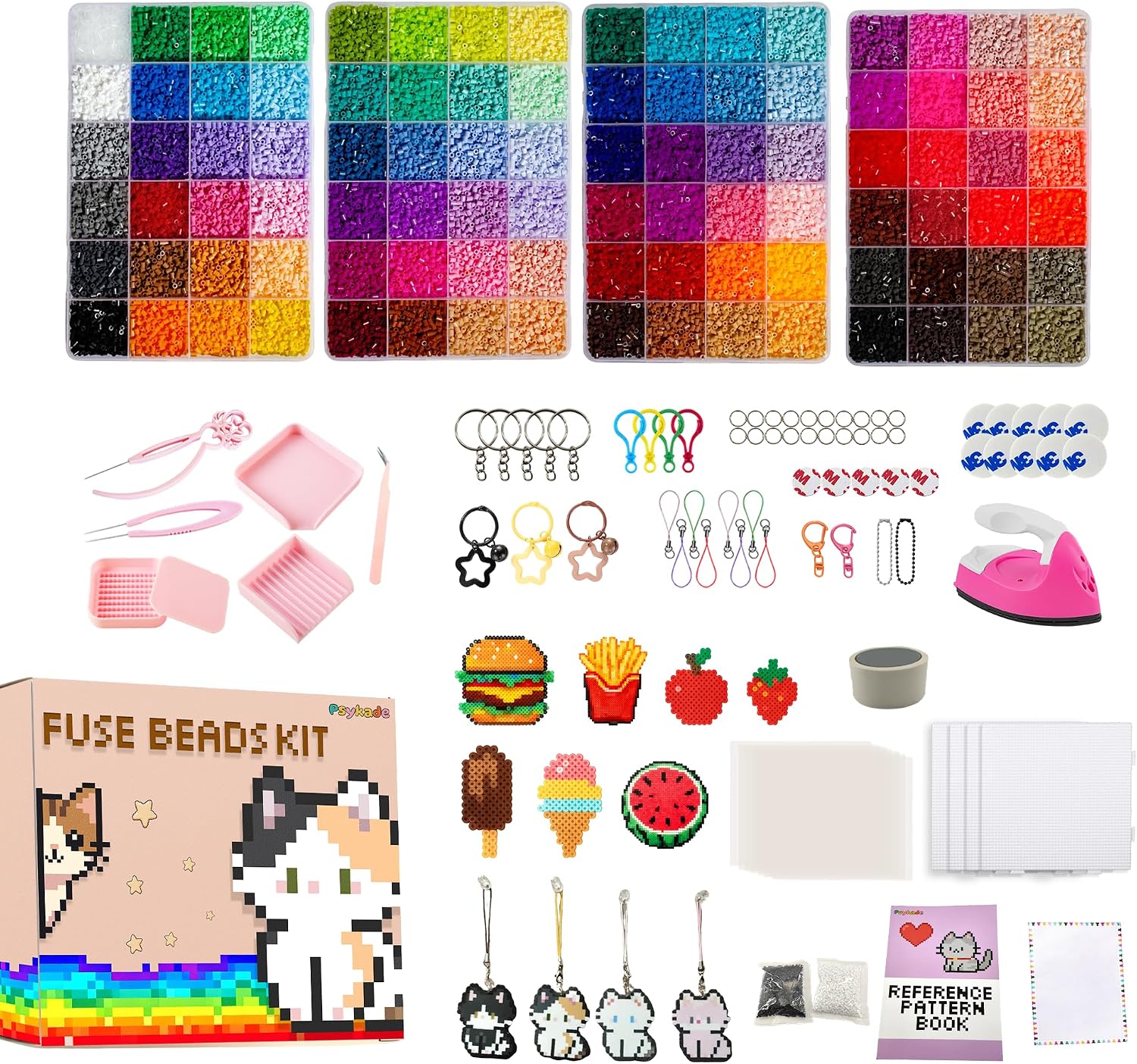 Art Craft Kits - Sigorta Boncuk Seti-Kolay Kendin Yap-96 Renk