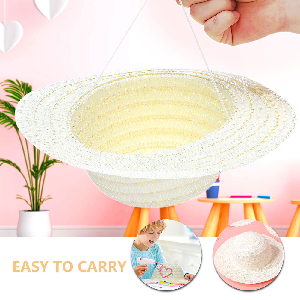 8 Adet DIY Çocuk Hasır Şapkası - Art Craft Party incelemesi ve fiyatı
