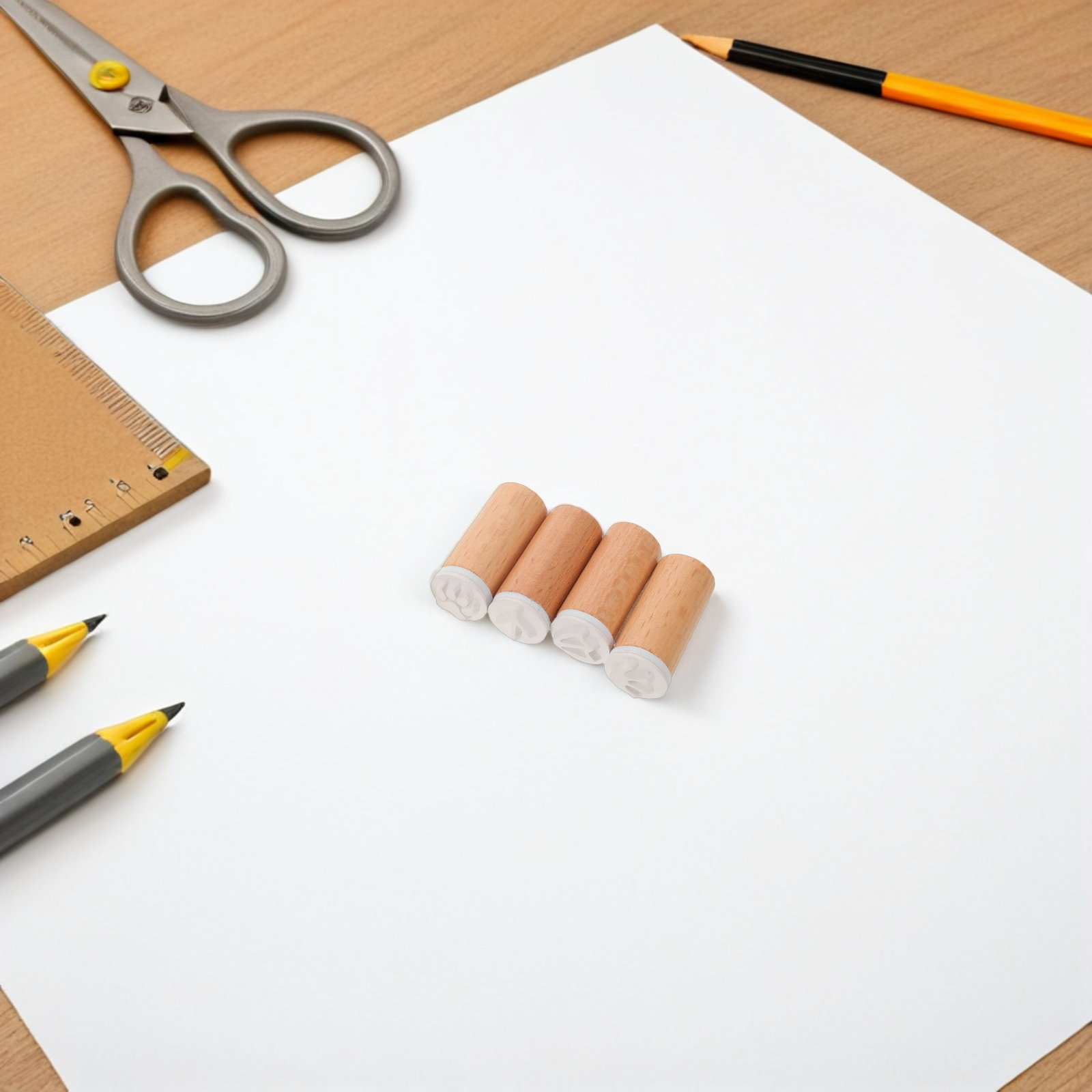 6 Adet Ahşap Hayvan Ayak İzi K - Art Craft Journals incelemesi ve fiyatı