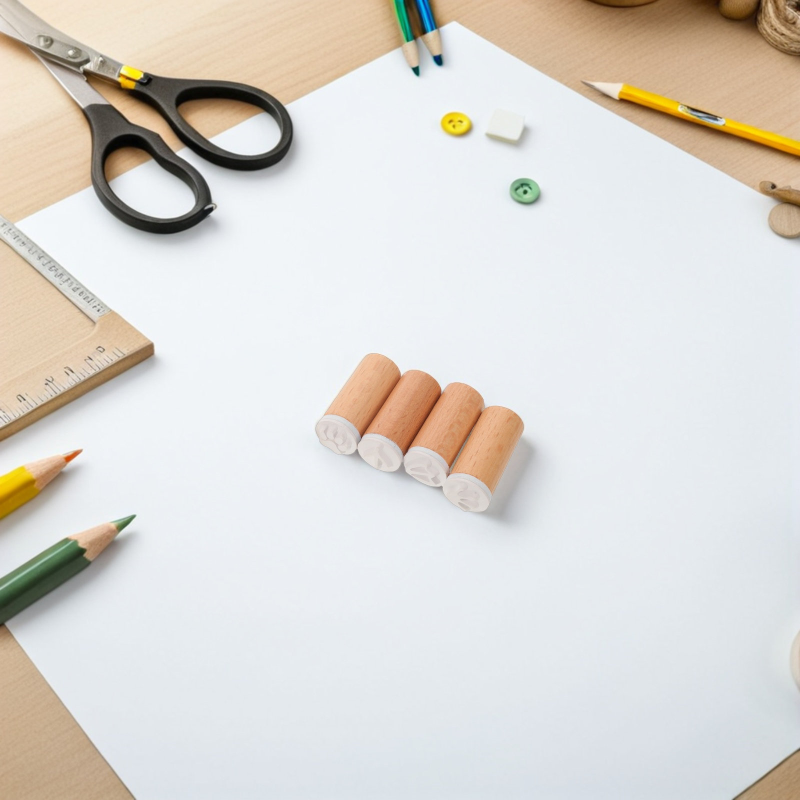 6 Adet Ahşap Hayvan Ayak İzi K - Art Craft Journals incelemesi ve fiyatı