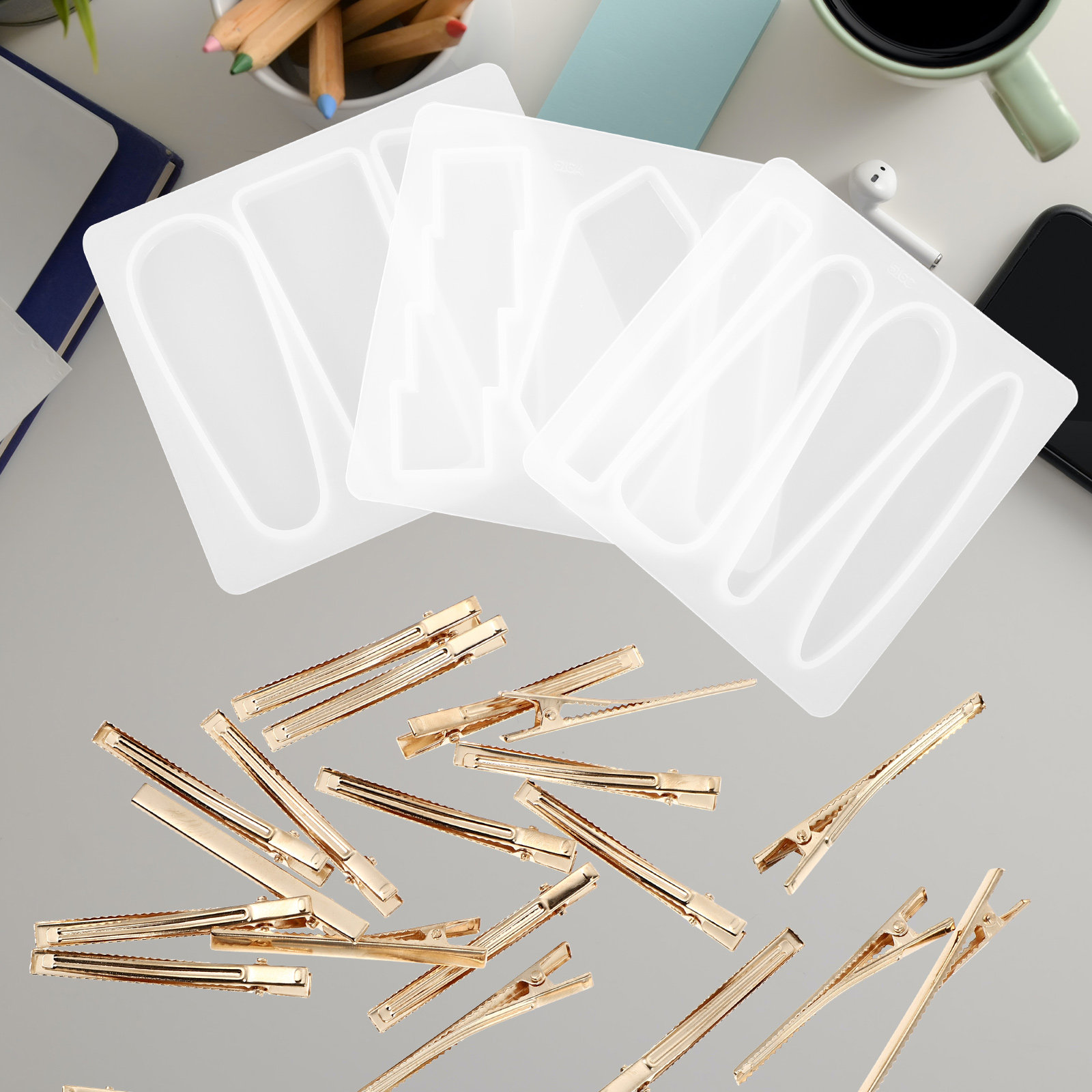 1 Set Silikon Saç Tokası Kalıb - Art Craft Resin incelemesi ve fiyatı