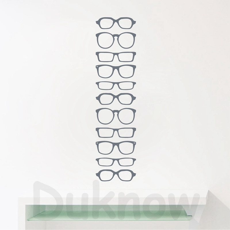 Gözlük Hipster şerit vinil duv - Art Craft Glasses incelemesi ve fiyatı