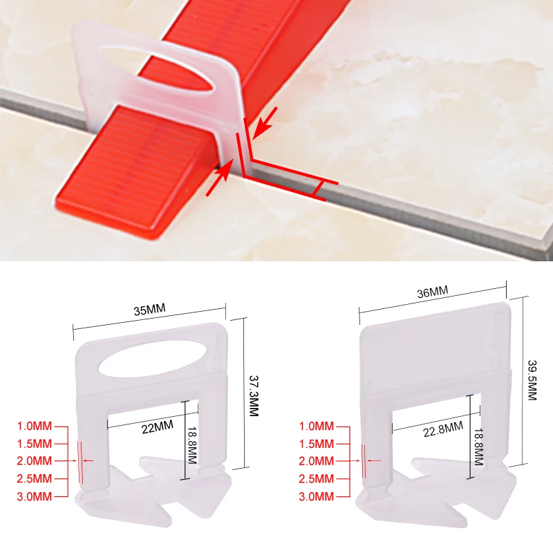 100 adet 1/1.5/2/2.5/3mm Seram - Mosaic Tile Supply incelemesi ve fiyatı