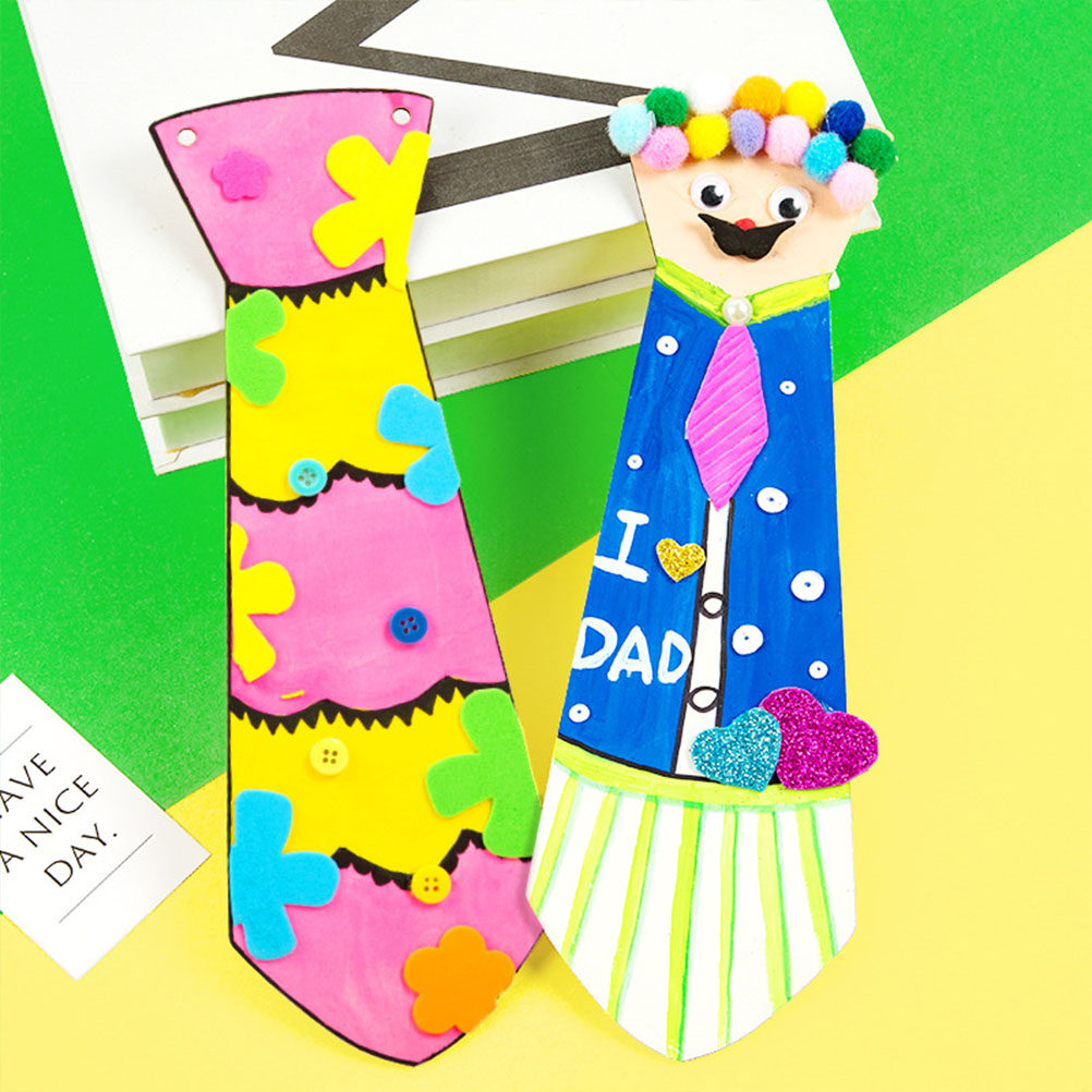 5 adet ahşap kravat babalar gü - Art And Craft For Father'S Day incelemesi ve fiyatı