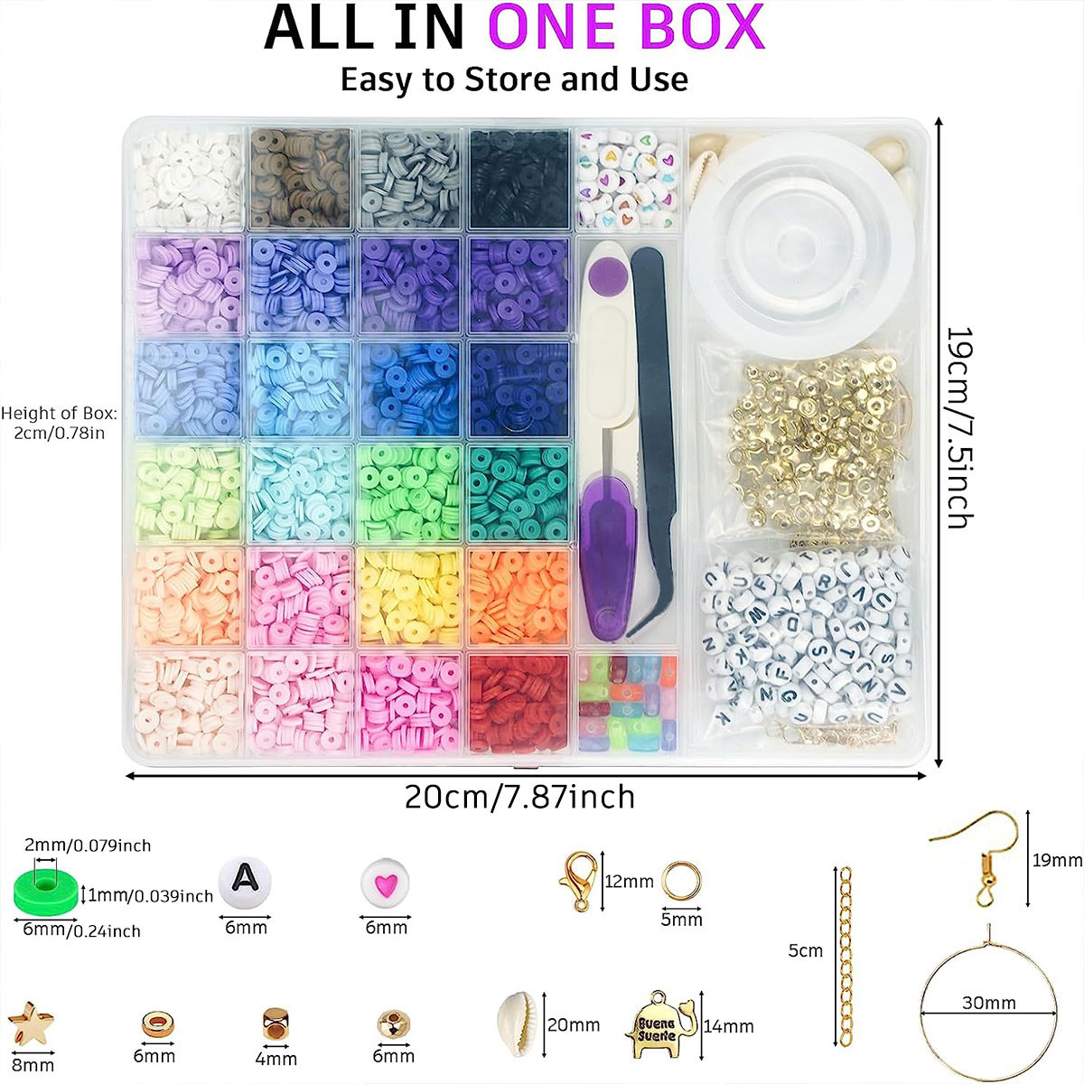 6000 Adet 24 Renk Düz Yuvarlak - Polymer Clay Set incelemesi ve fiyatı