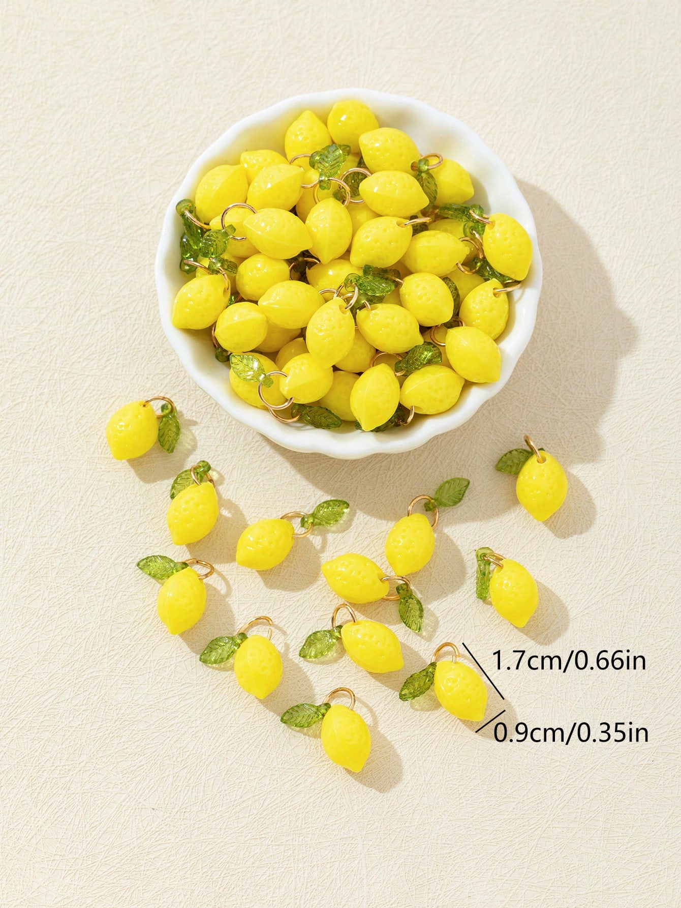 10 adet 3D limon reçine takıla - Art Craft Resin incelemesi ve fiyatı