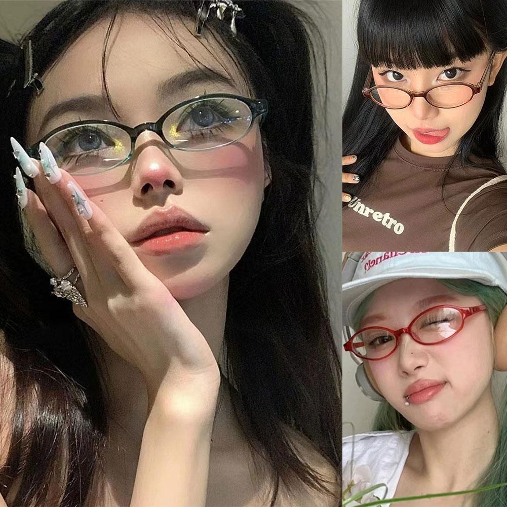 Kadın Retro Oval Gözlük Y2K Ja - Art Craft Glasses incelemesi ve fiyatı