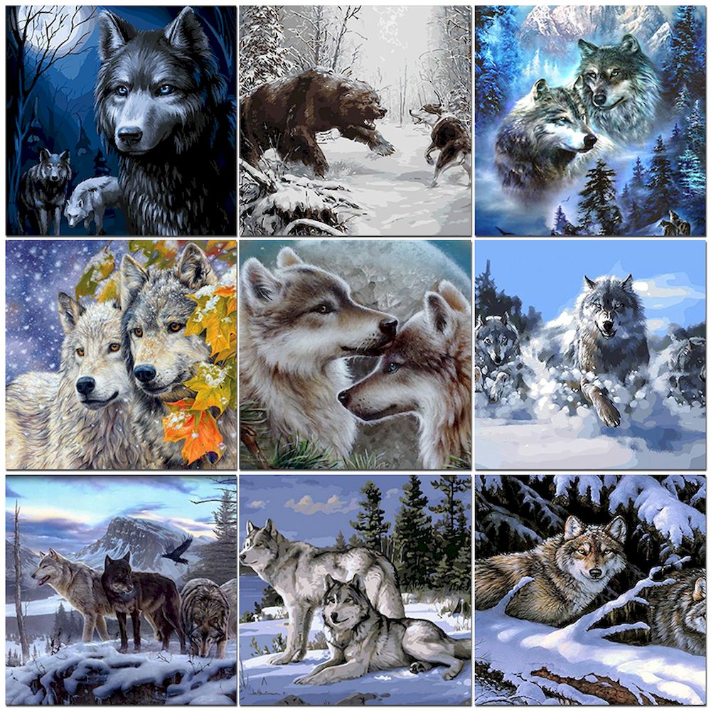 Sayılar tarafından boyama kurt - Art Craft Picture incelemesi ve fiyatı
