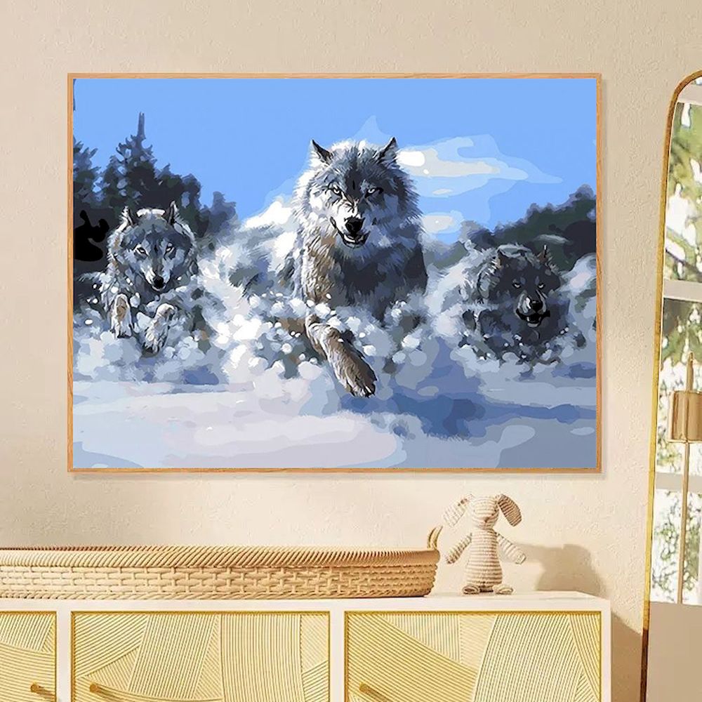 Sayılar tarafından boyama kurt - Art Craft Picture incelemesi ve fiyatı