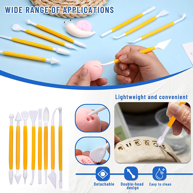 38 adet çömlekçilik kil şekill - Polymer Clay Set incelemesi ve fiyatı