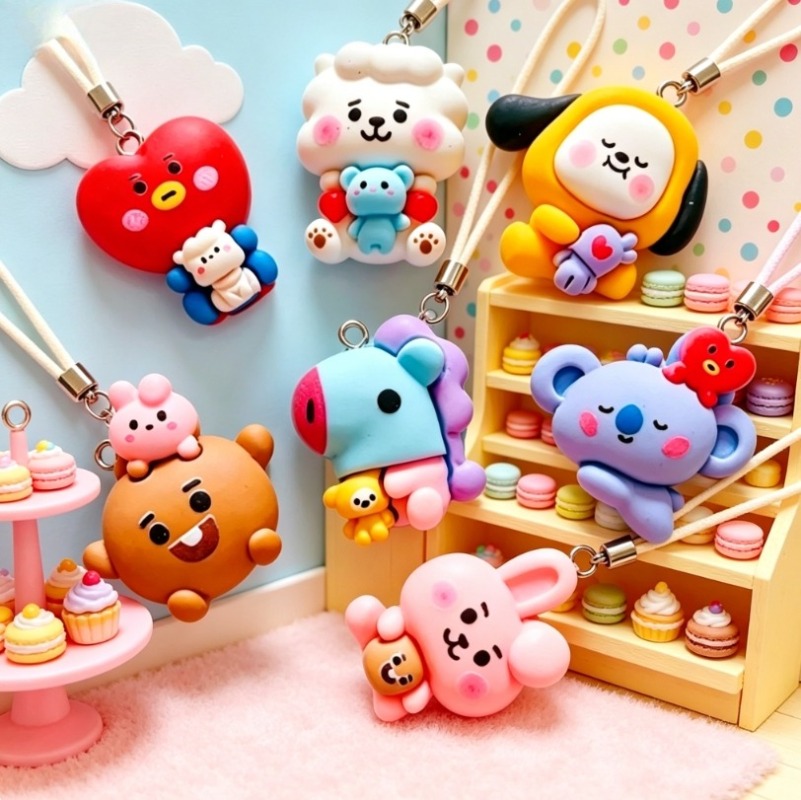 7 adet BT21 Reçine Karikatür F - Art Craft Resin incelemesi ve fiyatı