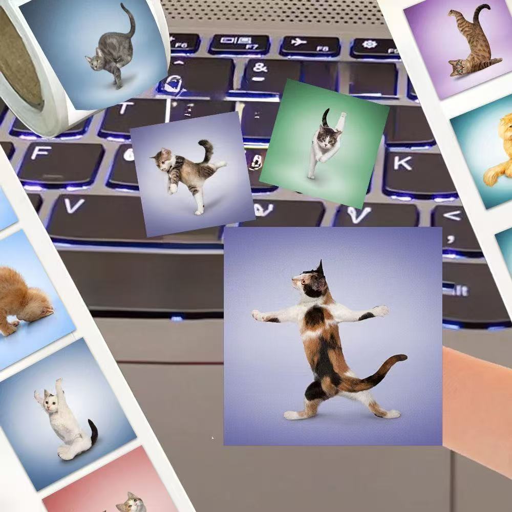 500 adet Sevimli Kedi Rulo Çık - Art Craft Journals incelemesi ve fiyatı