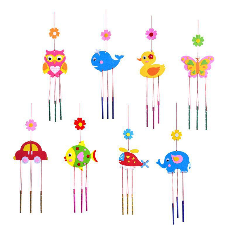 1 adet çocuk DIY rüzgar çanlar - Art Craft Rainbow incelemesi ve fiyatı