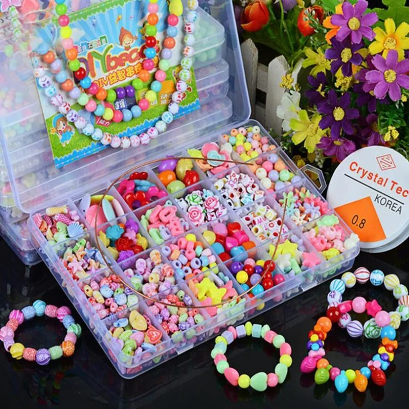 Kızlar DIY boncuk seti takı ya - Art Craft Rainbow incelemesi ve fiyatı